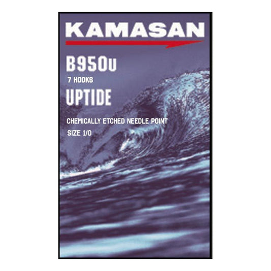 Kamasan B950U Uptide Hooks, Size 1/0, 7 Hooks