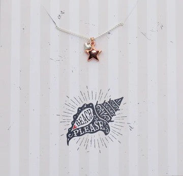 "Beach Please" Gift Card and Silver Necklace