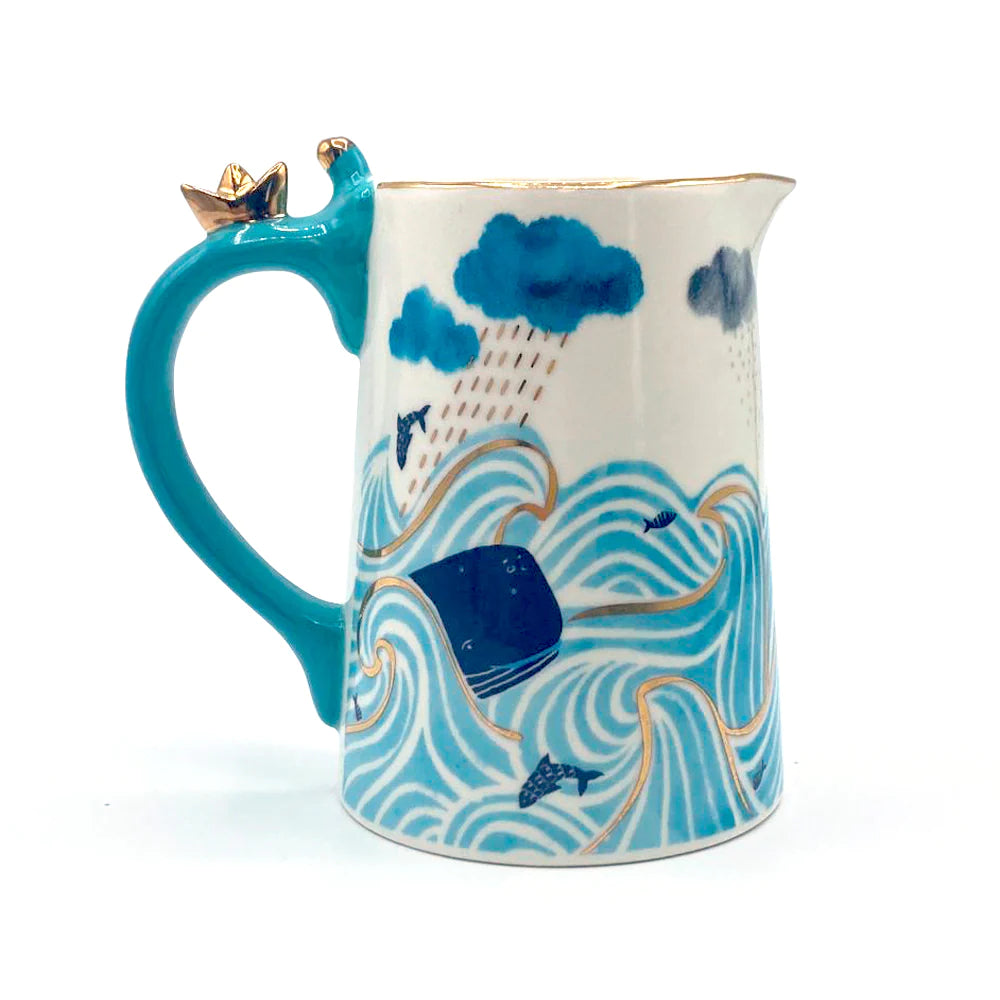 By The Sea Whale Jug