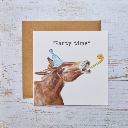 “Party Time” Greetings Card