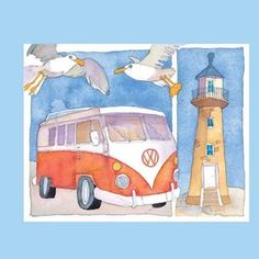 'Beside the Seaside Lighthouses' by Emma Ball