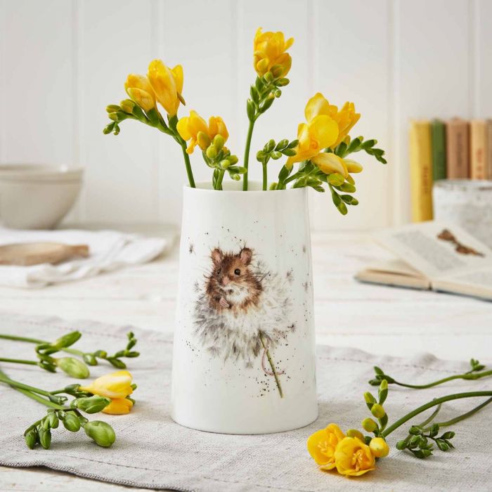 Royal Worcester, Wrendale, 'Country Mice Dandelion' Vase,