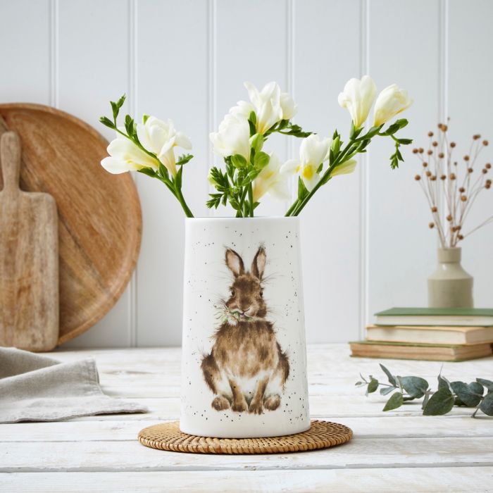 Royal Worcester, Wrendale, 'Daisy Rabbit' Vase