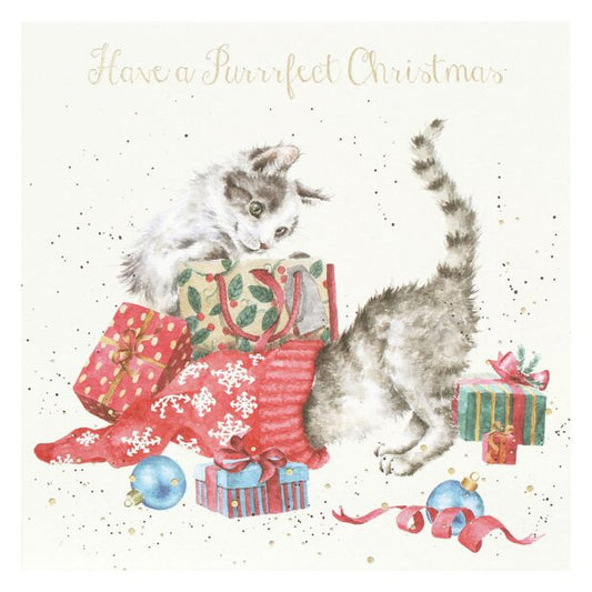 A Purrfect Christmas' Cats Card