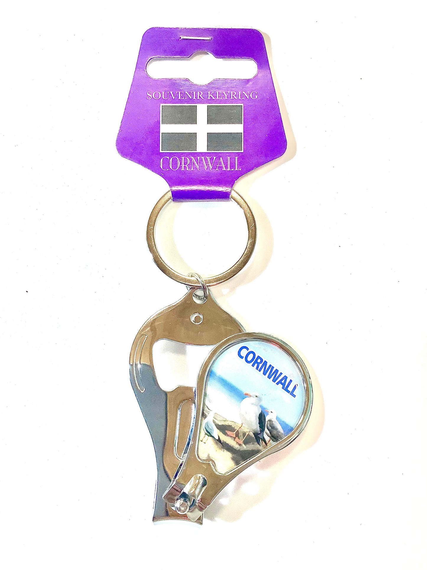 Cornwall Nail Clipper Keyring