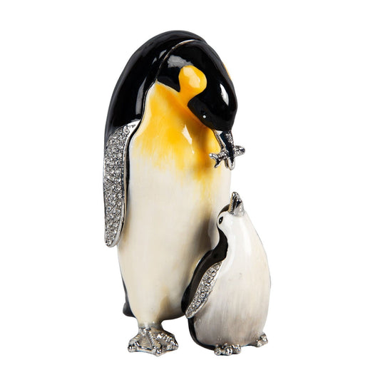 Penguin and Chick Treasured Trinket