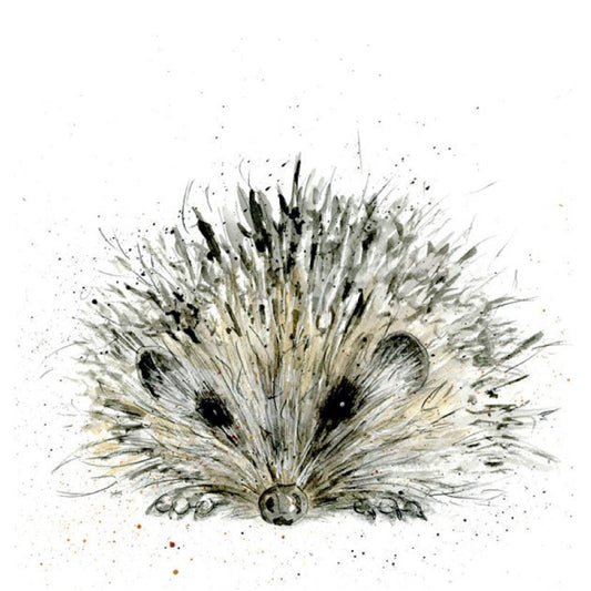 “Fur & Feather, Hedgehog” Greetings Card