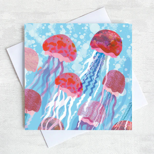 "Jelly Fish" Greetings Card