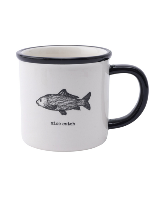 'Nice Catch' Ceramic Mug