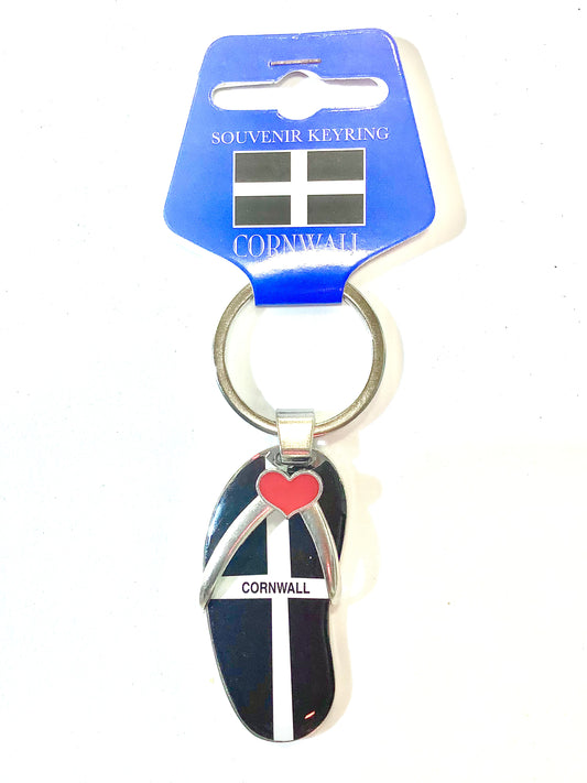 Cornwall Flipflop Keyring