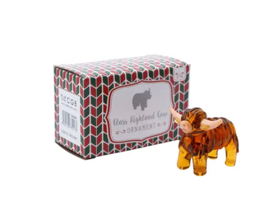 Glass Highland Cow