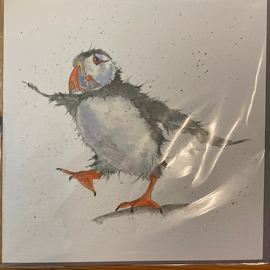 Coast & Water Puffin Card by Sarah Boddy