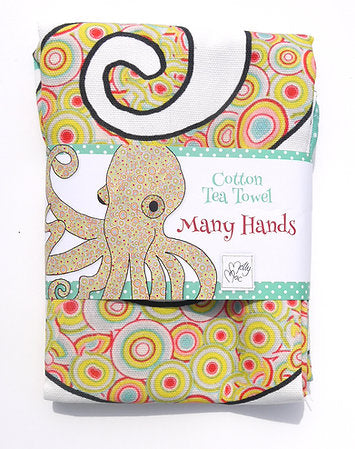 Many Hands Tea Towel, Molly Mac
