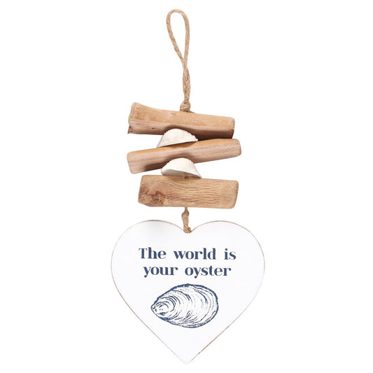 The World is Your Oyster Wooden Sign