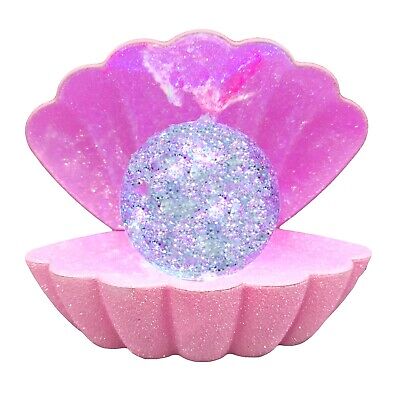 Colour Changing Mood Lamp Clam Shell - Pink Glitter
