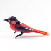 Glass Red Bird