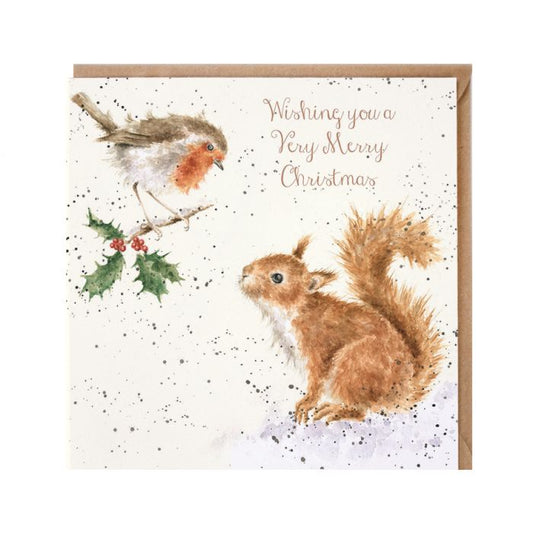 ‘Robin and Squirrel’ Christmas Card