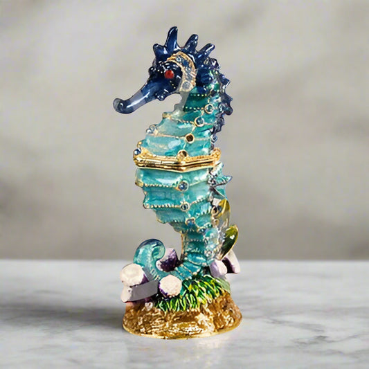 Seahorse Treasured Trinket Box