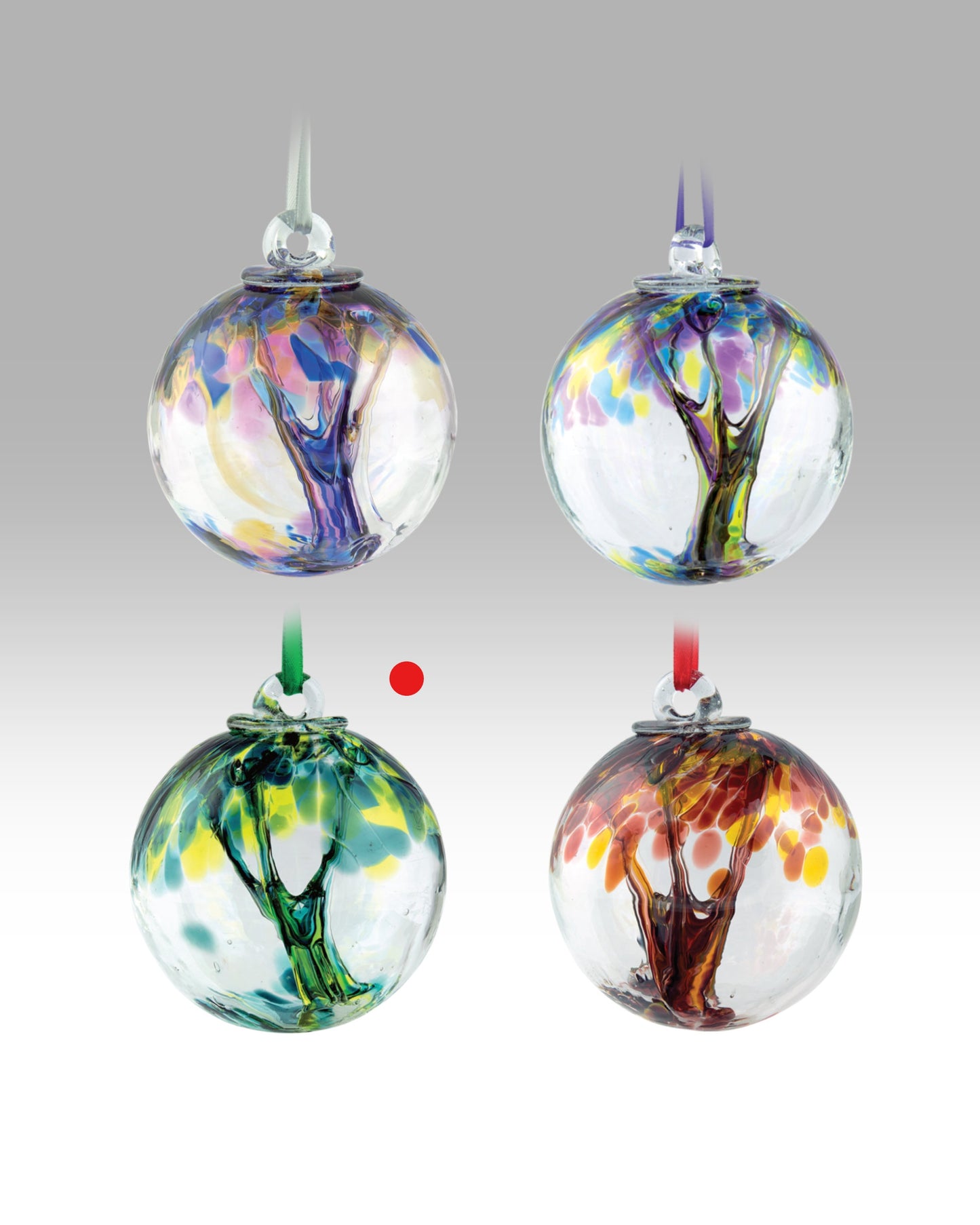 Friendship Tree of Life Glass Ball - 10 cm