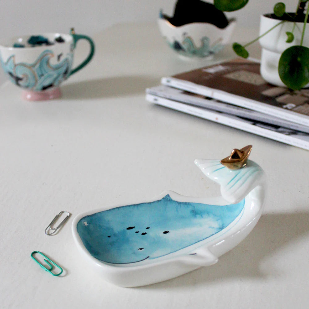 By The Sea Whale Dish and Gift Box
